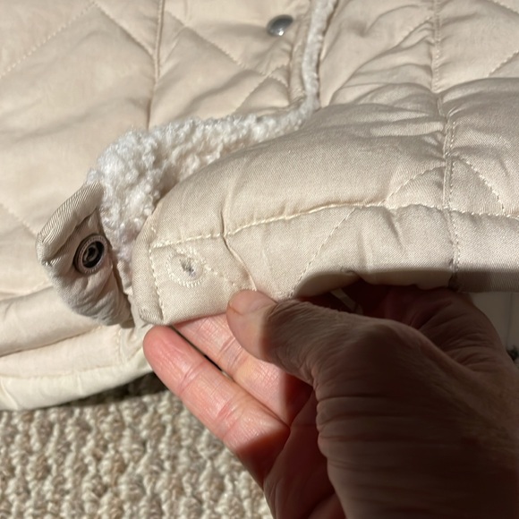 NWT with defects Blank NYC Warm Hearts Quilted Sherpa Jacket read - Picture 7 of 8